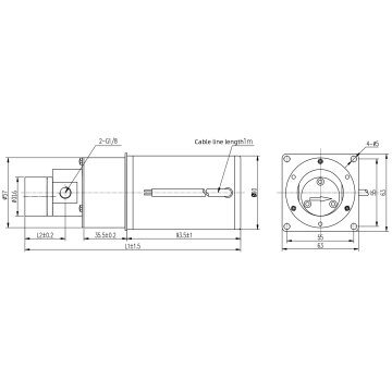 0,3 ml/rev Precision Delivery Micro Getriebepumpe